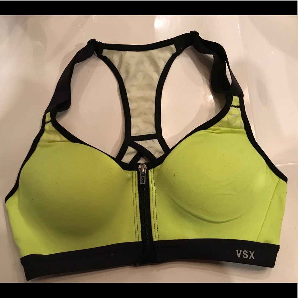 Victoria secrets front zip sports bra